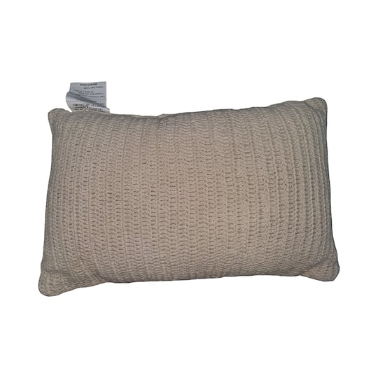 12" x 20" Crochet Lumbar Pillow by Ashland®